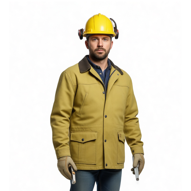 Men Insulated Duck Canvas Work Jacket