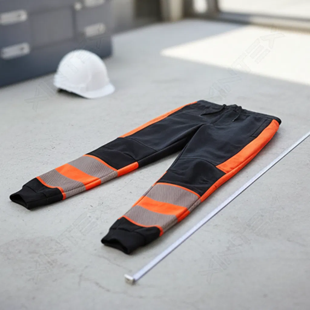 Student &amp; Apprentice Safety Trousers with Knee Pads Pockets, Heavy Duty for Workshop Practice Workwear Trousers Work Cloth