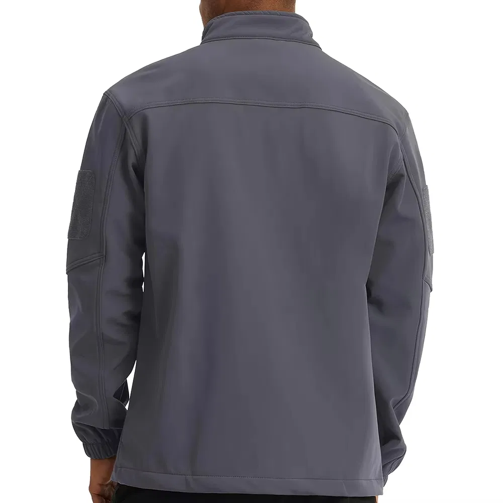 Men's Winter Softshell Jacket Stand Waterproof Breathable Quick Dry Eco-Friendly Casual Wear