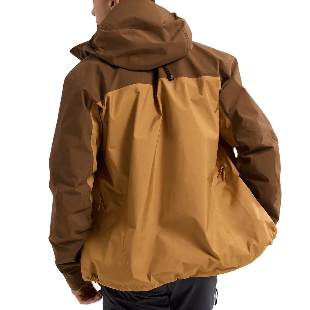 Men's Waterproof Breathable Hooded Zipper Soft Shell Rain Jacket
