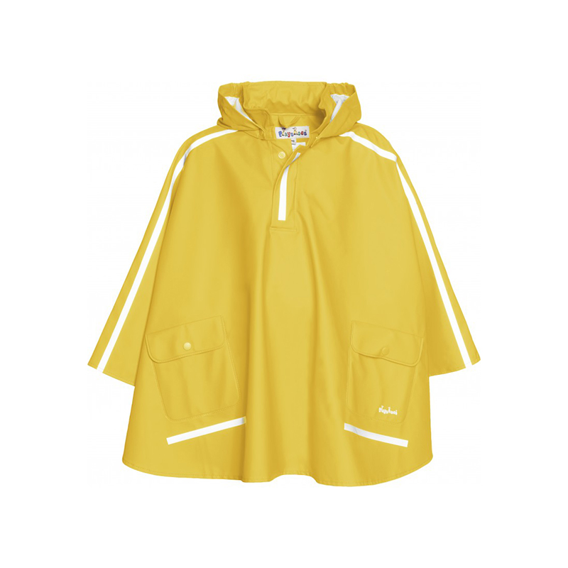 High Vis Kids Children Waterproof Poncho Rain Cape