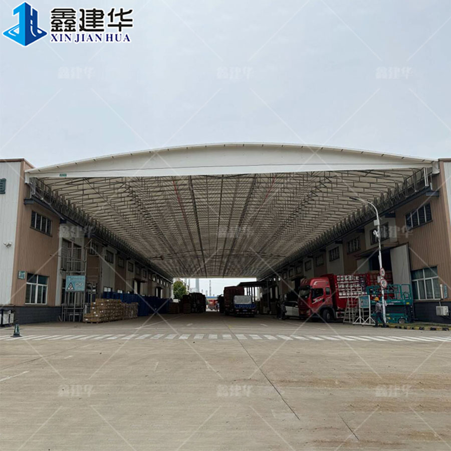 Motorized Outdoor Electric Sliding Retractable Awning for Warehouse and Workshop and Parking