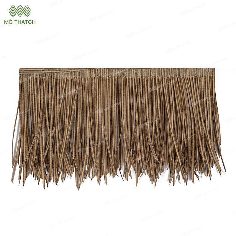 Flame Retardant Backyard Plastic Synthetic Thatch Parasols Environmental Friendly Artificial Thatch Umbrella