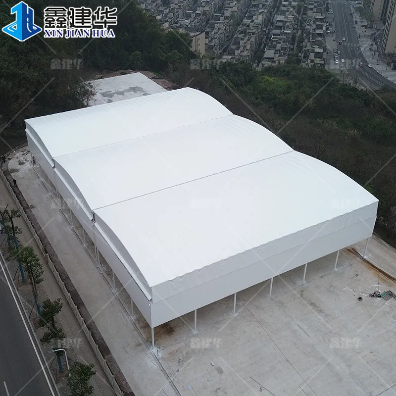 Motorized Outdoor Electric Sliding Retractable Fire Retardant Patio Awning for Basketball Court and Badminton Court and Tennis Court
