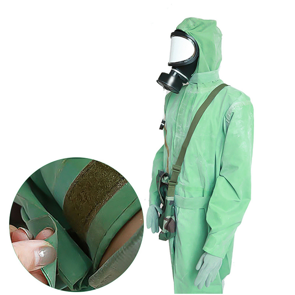 FFY03One-Piece Protective Suit-Ammonia Resistant, Acid-Alkali Proof, Toxic Protection, Fully Flame-Retardant Emergency Coverall
