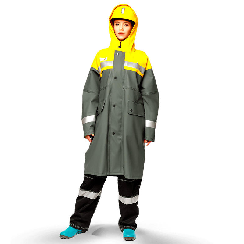 Premium Russian-Style Fire Resistant Waterproof Raincoat for Oil&Gas Fields