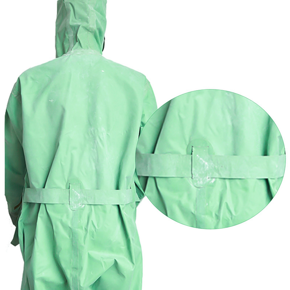 FFY03One-Piece Protective Suit-Ammonia Resistant, Acid-Alkali Proof, Toxic Protection, Fully Flame-Retardant Emergency Coverall
