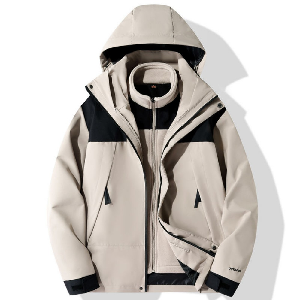 Men's Sports Outdoor Waterproof Custom Golf Rain Active Softshell Breathable Comfort Chaqueta Work Zipper Fashion Customizable Logo Wear Resistant Jacket