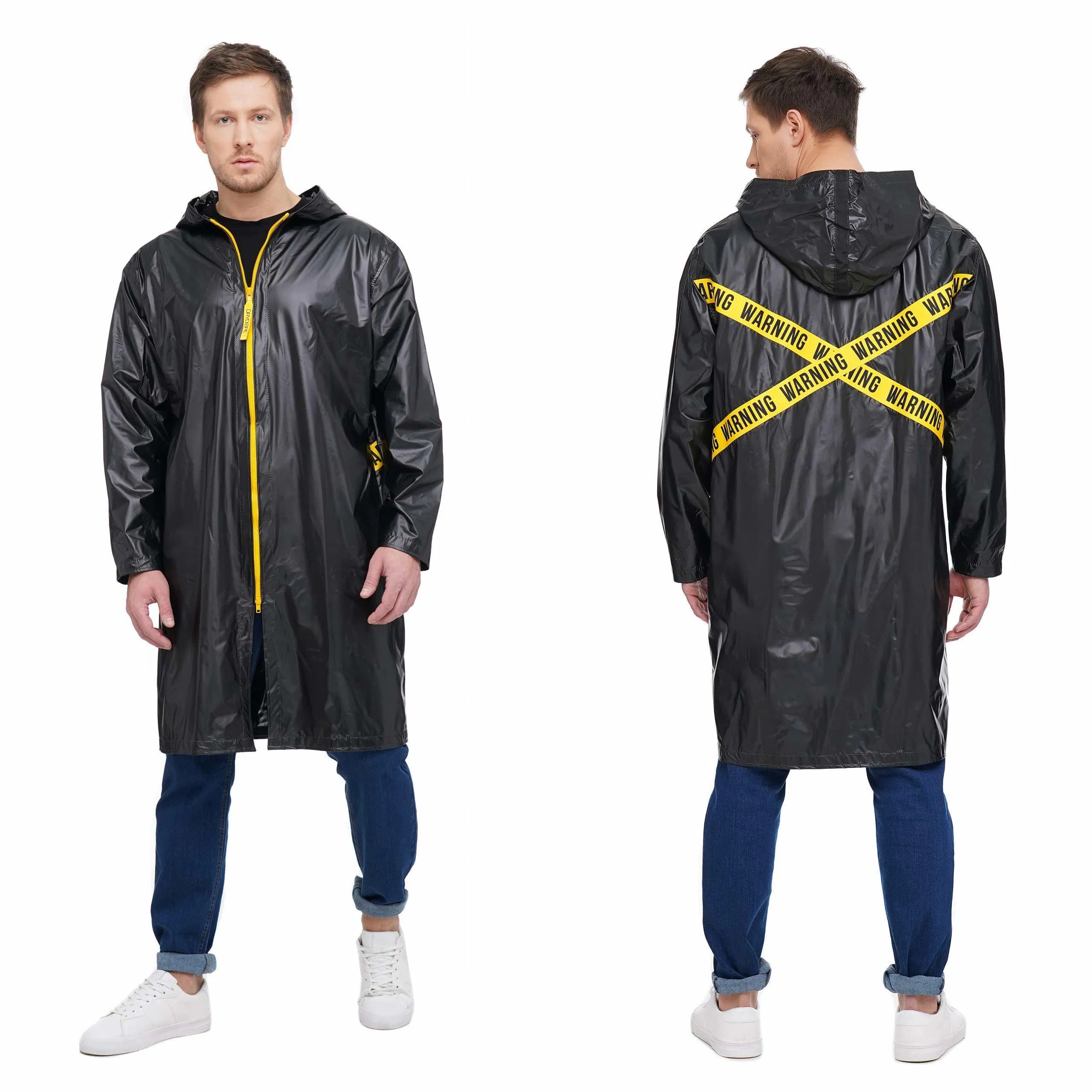 Comfortable and Versatile Waterproof Outdoor Motorcycle Clear EVA Cloak Poncho Cape