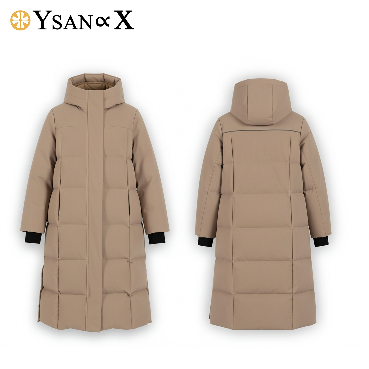 LOVEXUAN Premium Women's Hooded Long Outdoor Down Parka 380g Filled Duck Down Winter Coat Wholesale High Quality Puffer Jacket