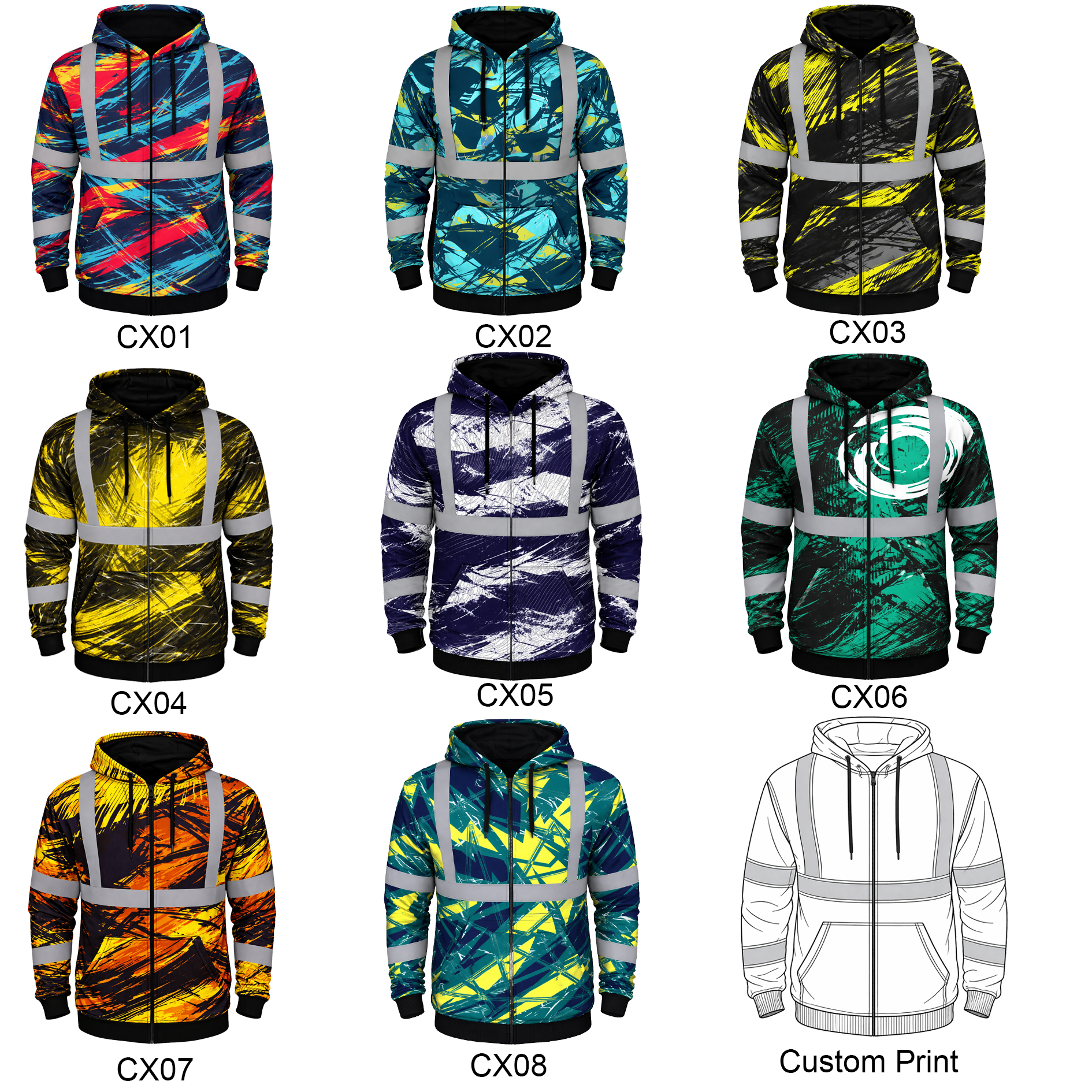 Graffiti Safety Sweatshirt