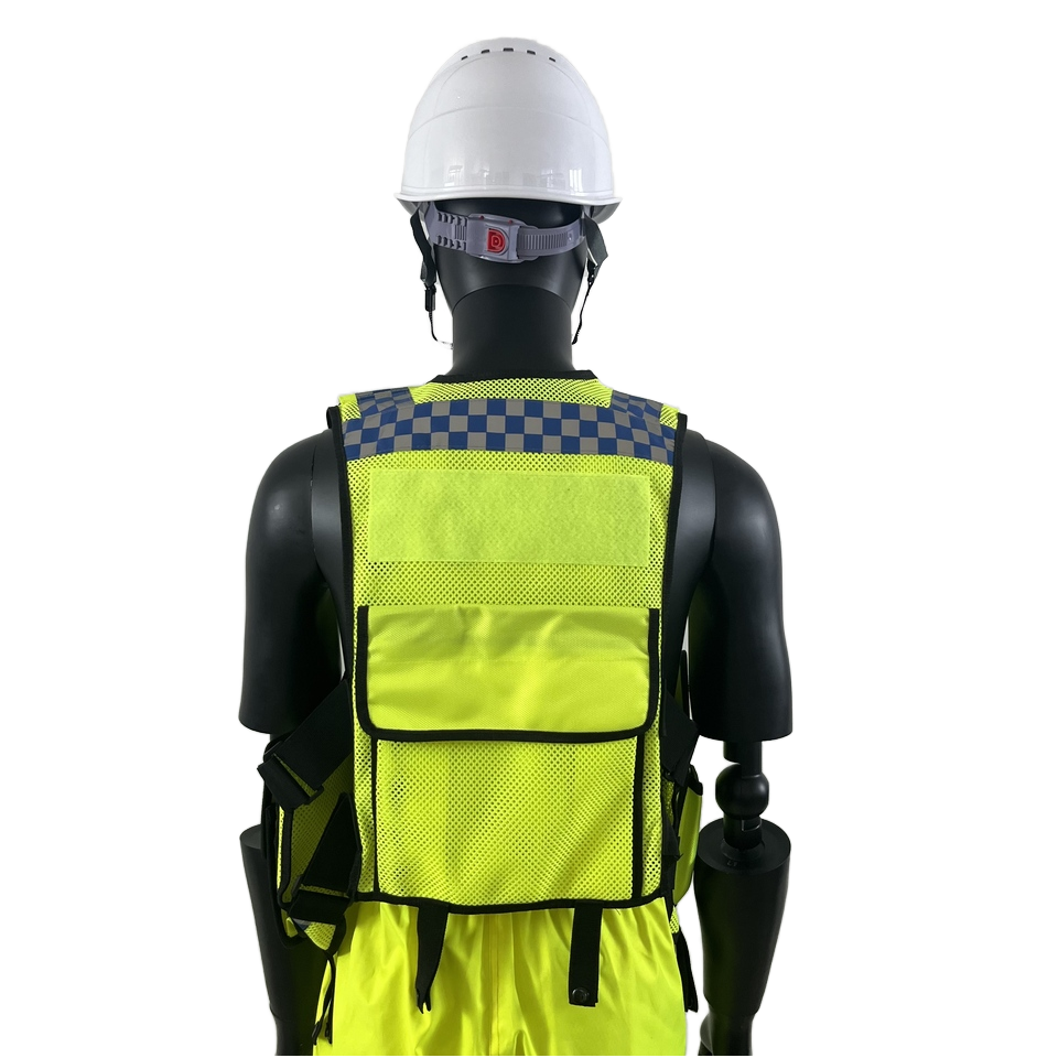 Traffic Control Customized Uniform - Reflective ANSI 2 Level High Visibility Multi-functional Breathable Safety Jacket