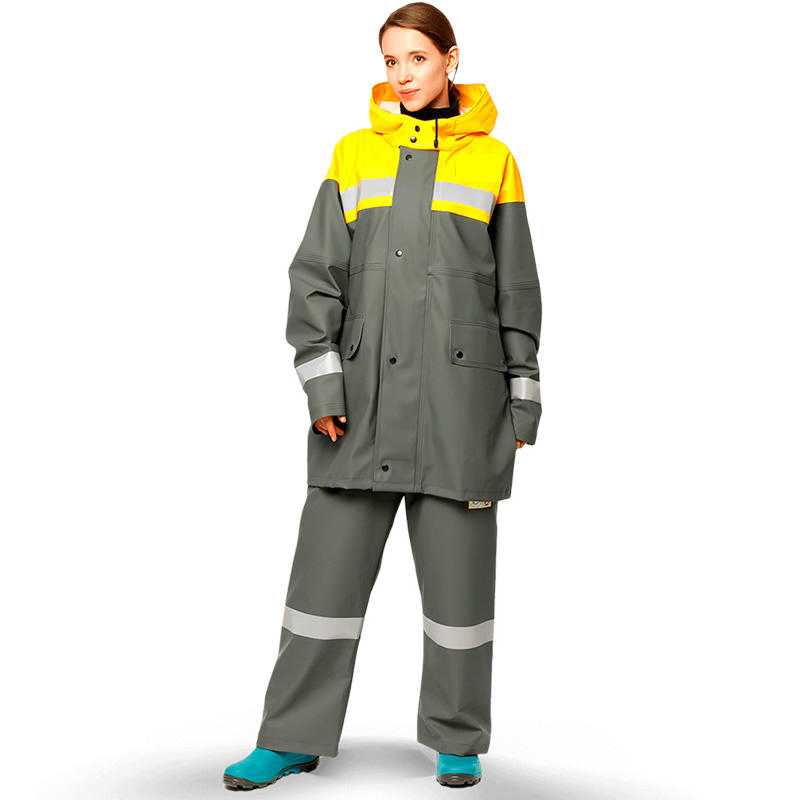 Premium Russian-Style Fire Resistant Waterproof Raincoat for Oil&Gas Fields