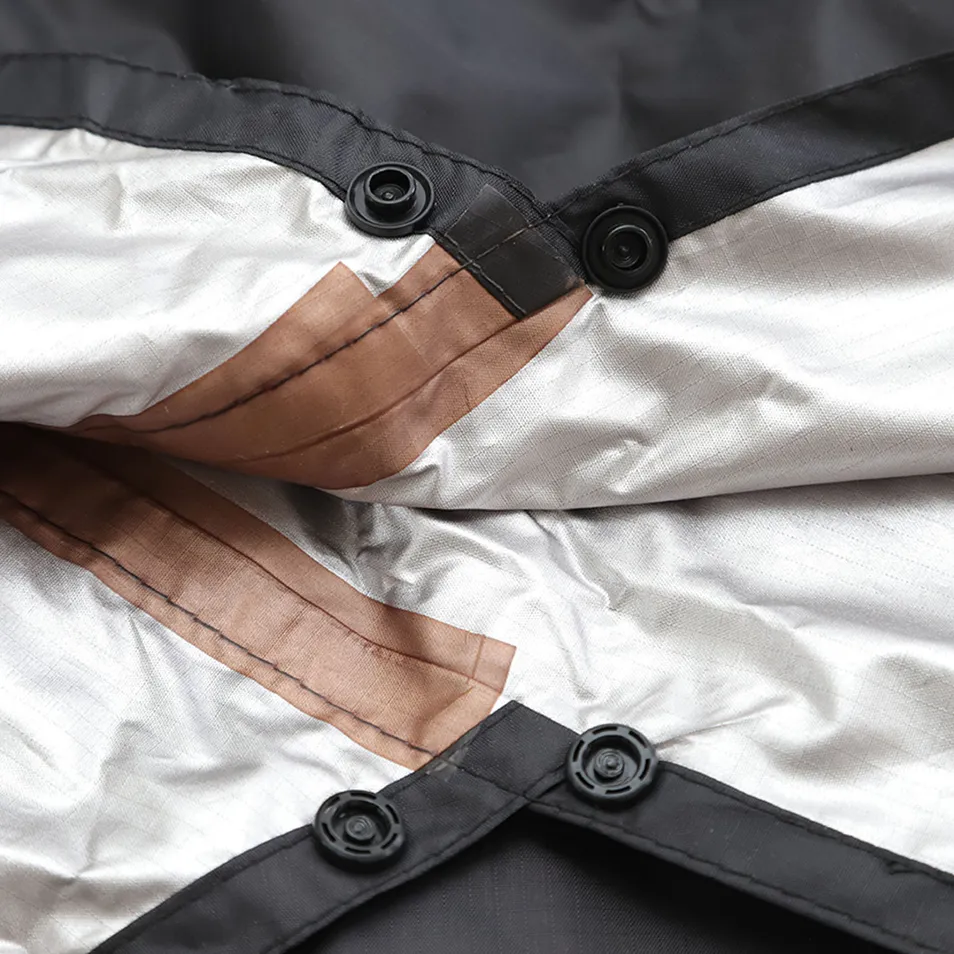 Outdoor Adventures Lightweight Waterproof Poncho Raincoat Detail 6