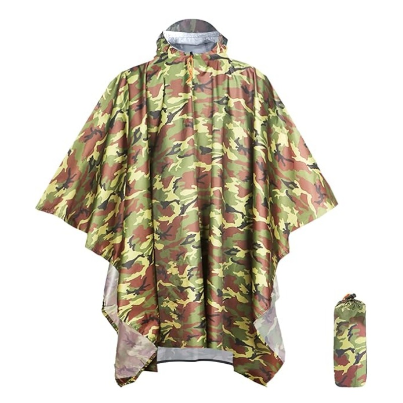 Elegant Waterproof Poncho, Fashionable EVA Raincoat Outdoor Use Rain Poncho Cape