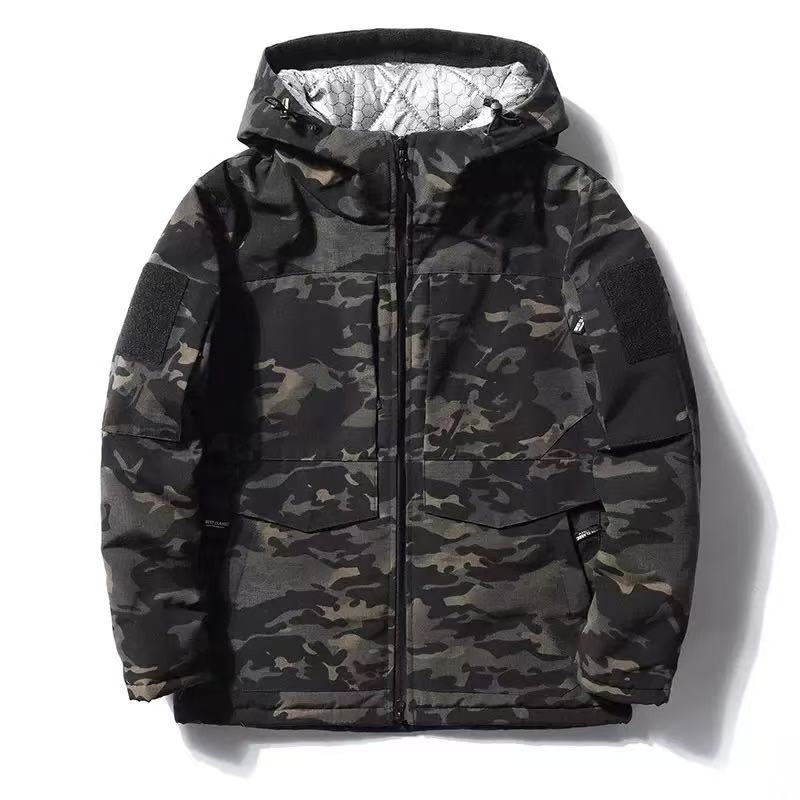 Winter Men's Work Jacket Heavy Duty Cold Protective Clothing Thickened Cotton Padded Coat Windproof Thermal Outdoor Wholesale