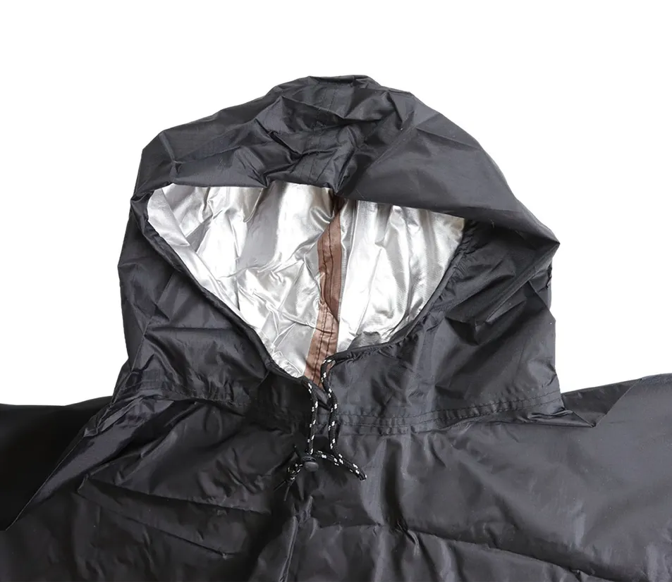 Outdoor Adventures Lightweight Waterproof Poncho Raincoat Detail 4