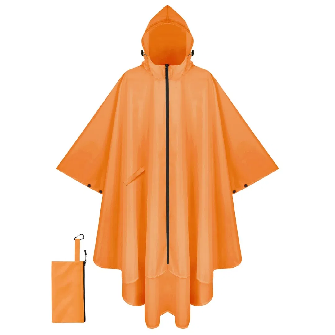 Hiking Travel All-Weather Waterproof Rain Poncho Raincoat Cape