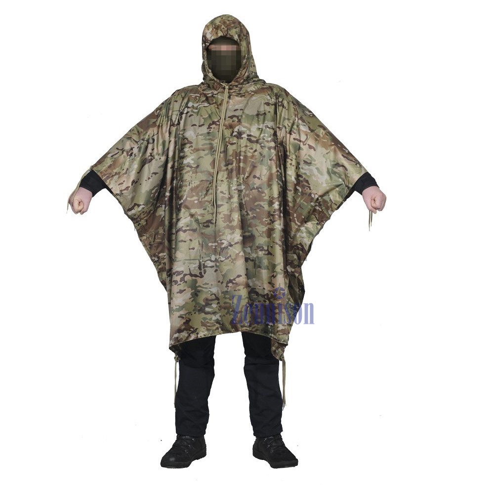 Tactical Raincoat Features