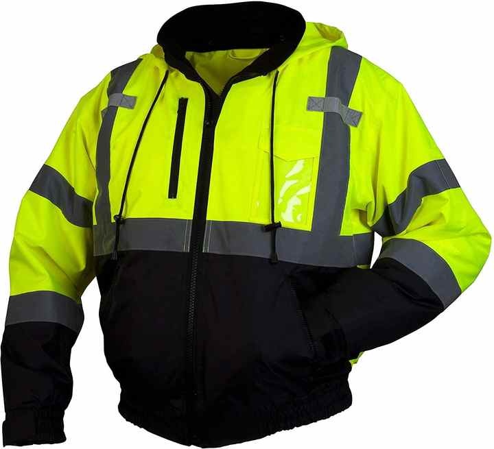 Heavy Duty Workwear Outdoor Jacket Thermal Insulation Waterproof Breathable Stand Zipper Built for Durability Cold Harsh Weather