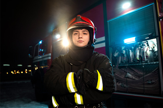 Fluorescent Safety Hoodies