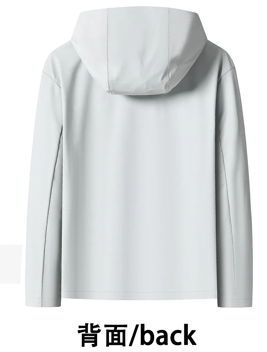 70d 3-Layer Composite Bonded Waterproof Breathable Taped Seam Softshell Hooded Jacket