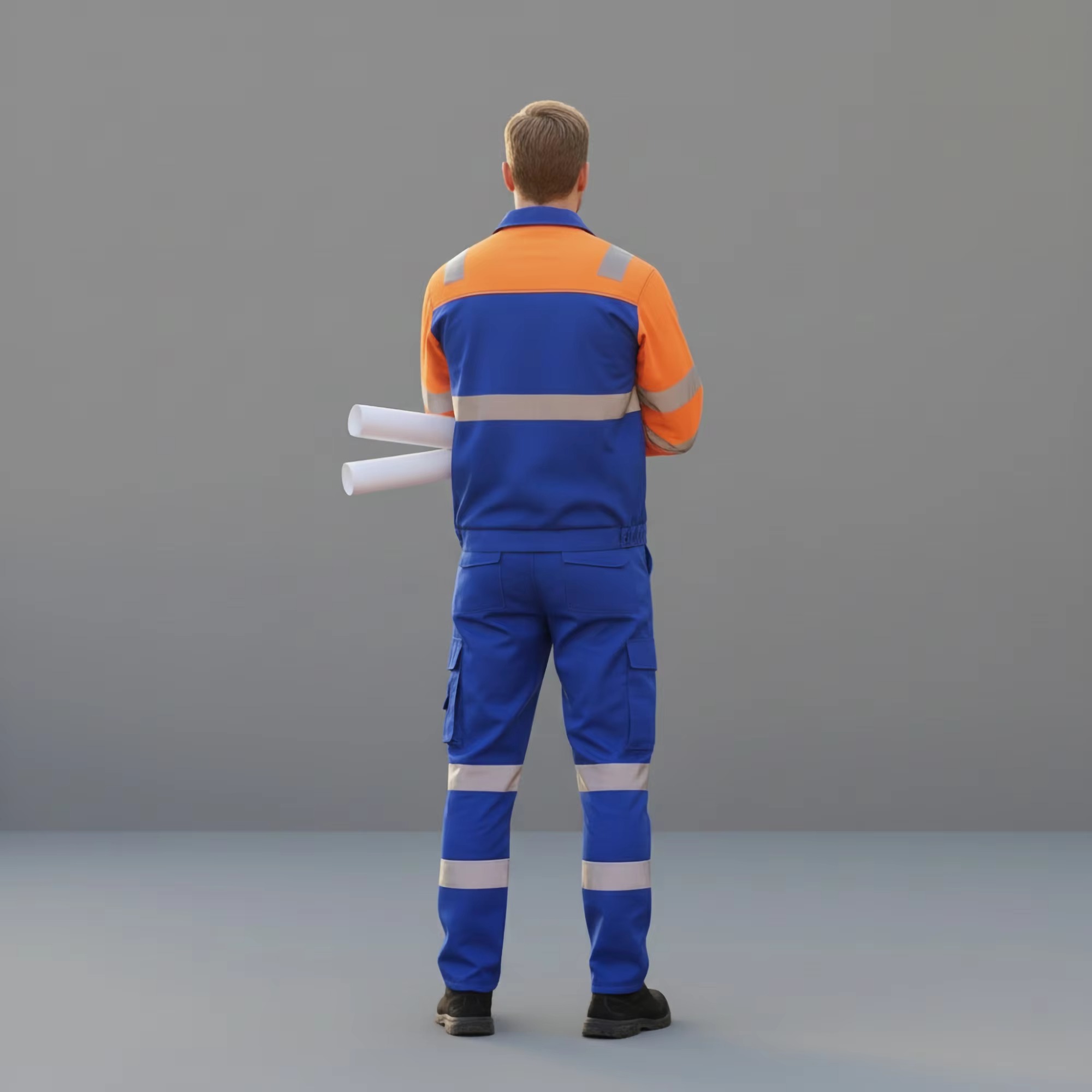 Anti Static Industrial Fireproof Polyester Waterproof Oil Rig Welder Welding Safety Engineering Uniform Coverall Workwear