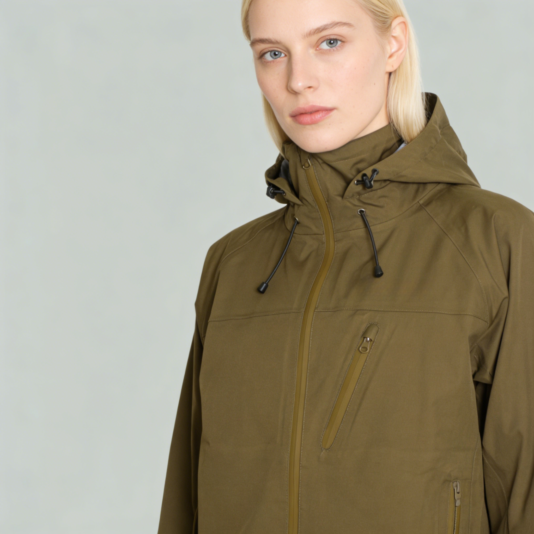 Waterproof Breathable Outdoor Hiking Rain Jacket Fully Seam Taped