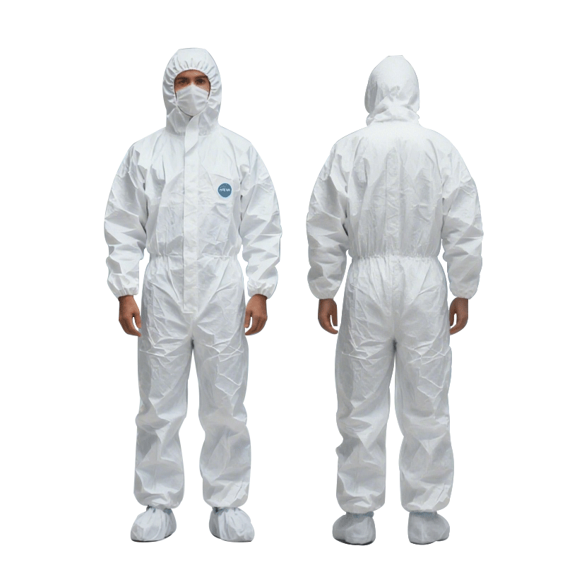 Disposable Spray Resistant Painting Safety Coverall With Hood