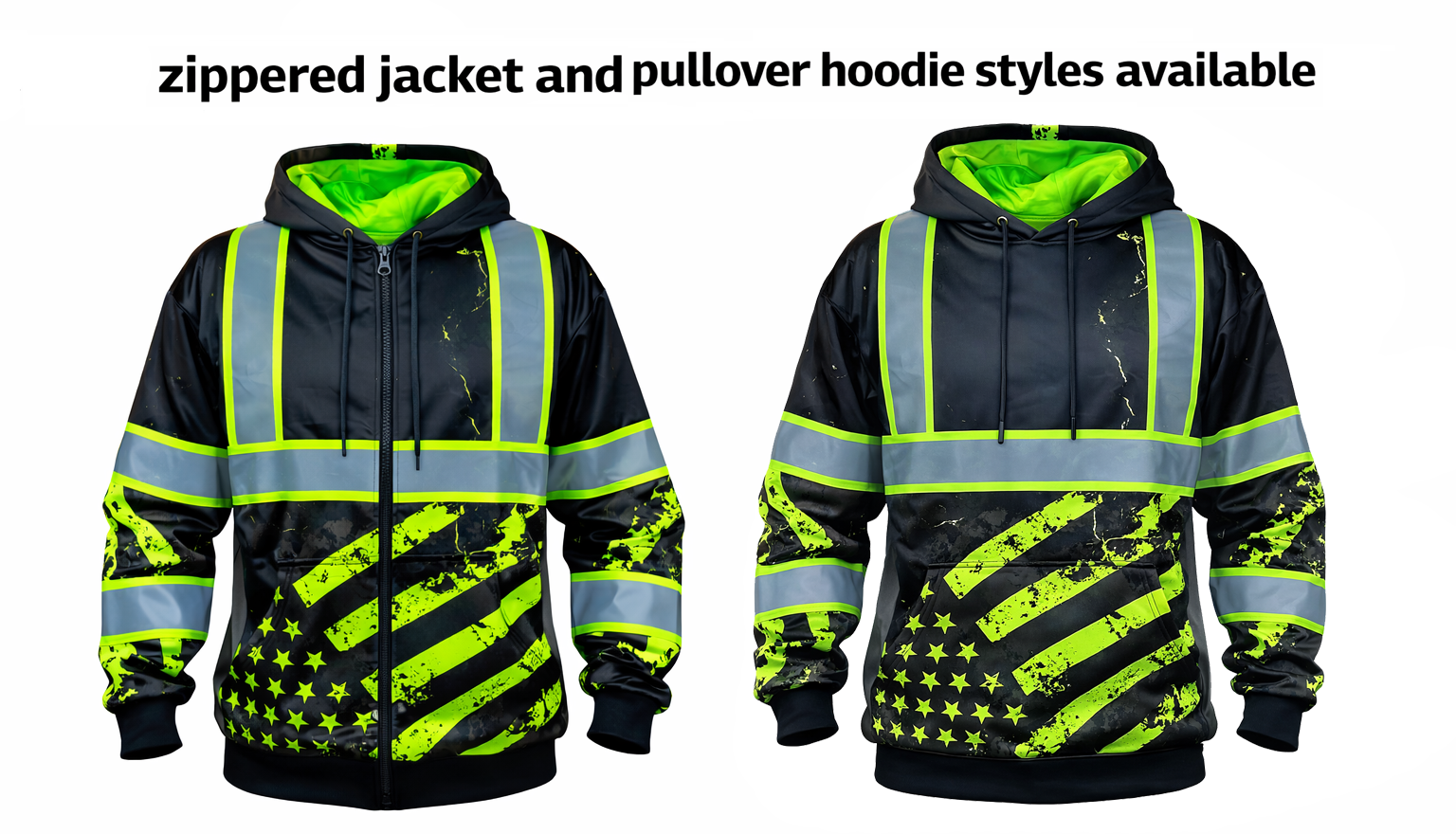 Zipper style & pullover style