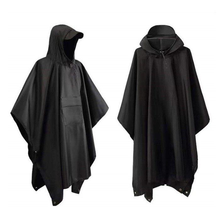 Wholesale High Quality Portable Emergency Poncho Raincoat Waterproof Ripstop Reusable Rain Cape