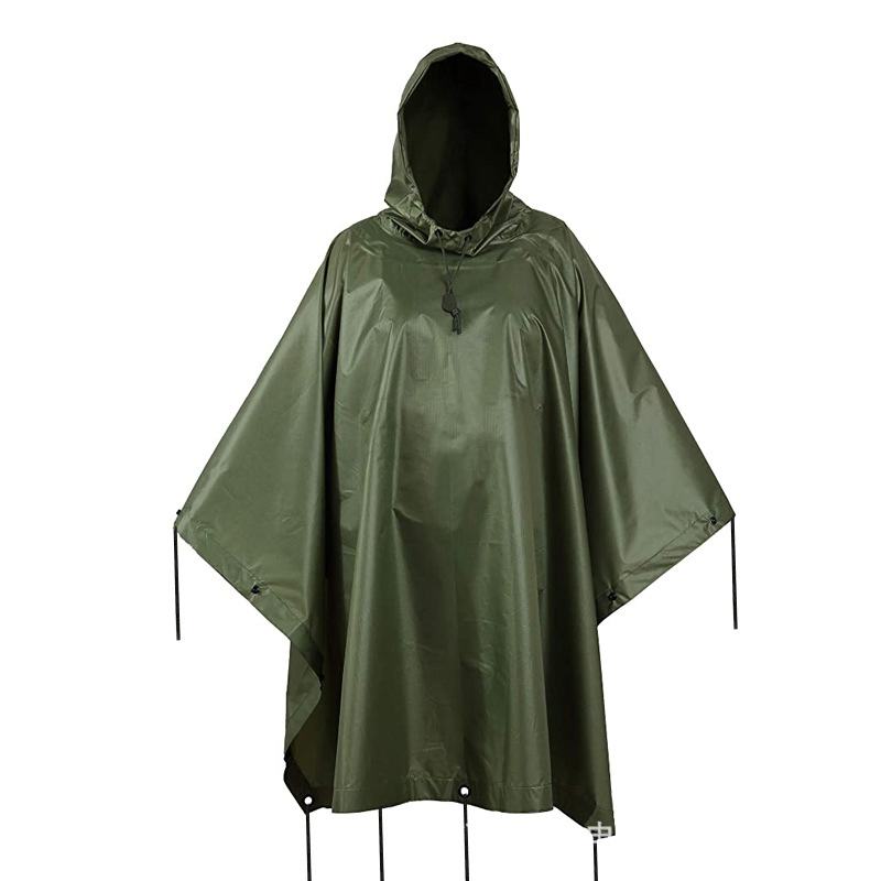 Fashionable Adults Stay Dry Waterproof Raincoat Rain Poncho Cape