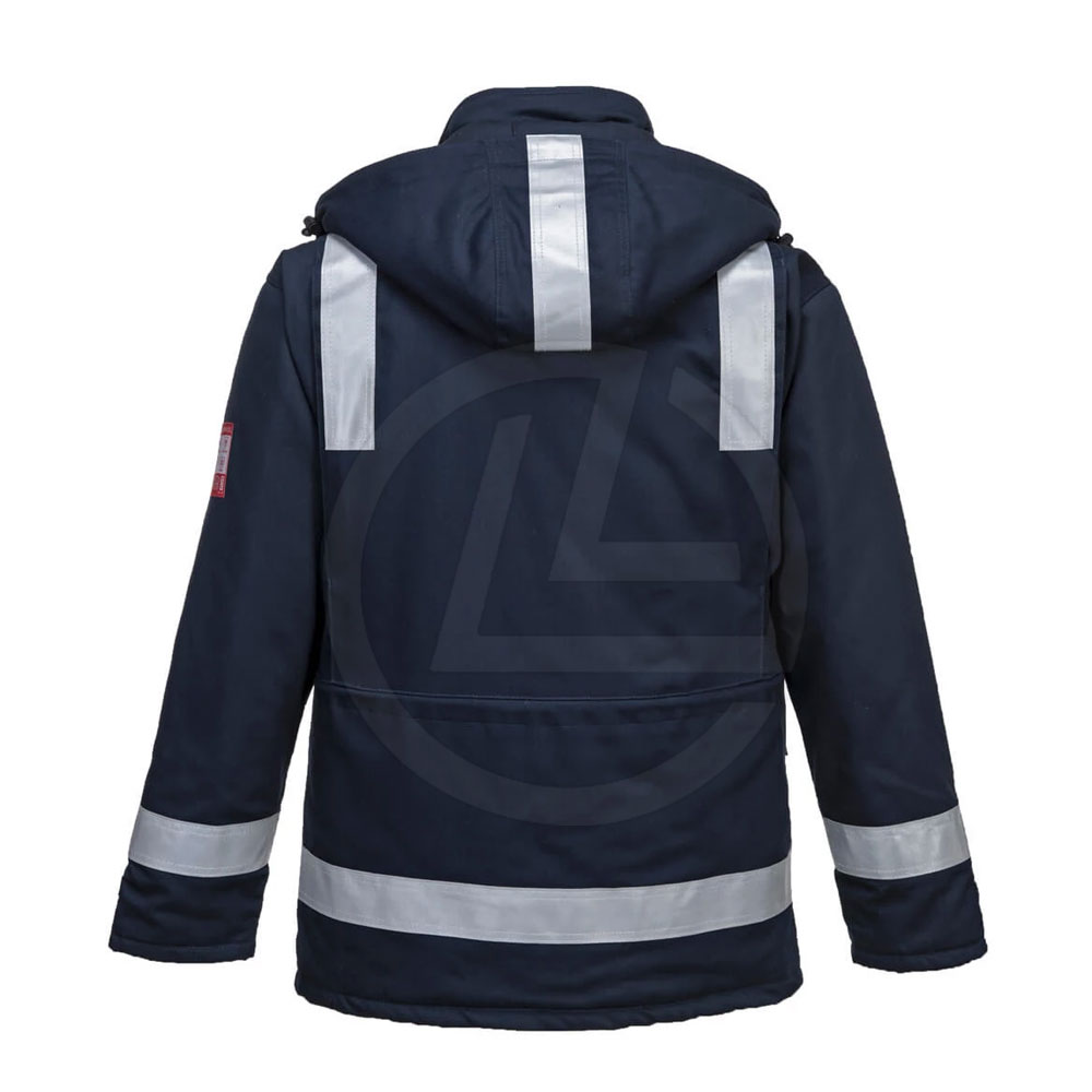 Insulated Lightweight Breathable Winter Nonwoven High Street Customizable OEM Service Men Workwear Jacket Stand Collar Front