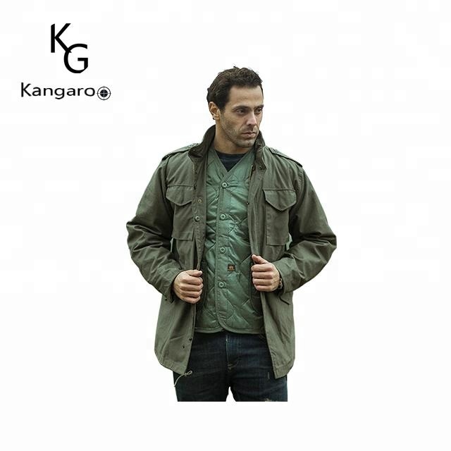 Classic Windbreak Nylon Cotton High Tear Resistant US M65 Field Jacket Parka