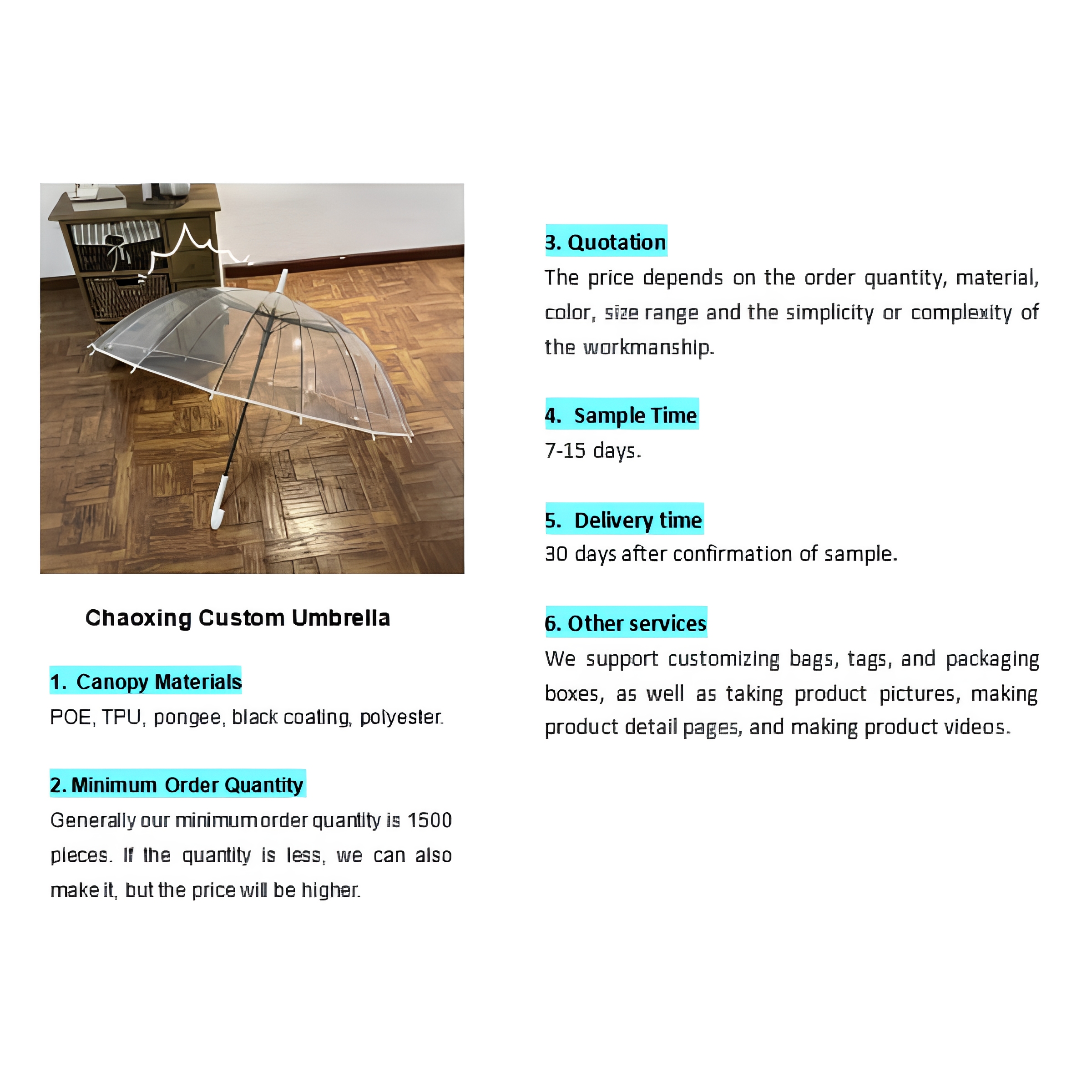 Custom OEM ODM Modern Sun And Rain UV Protection POE Black Coating 8K Ribs Straight Long-handled Adults Automatic Umbrella