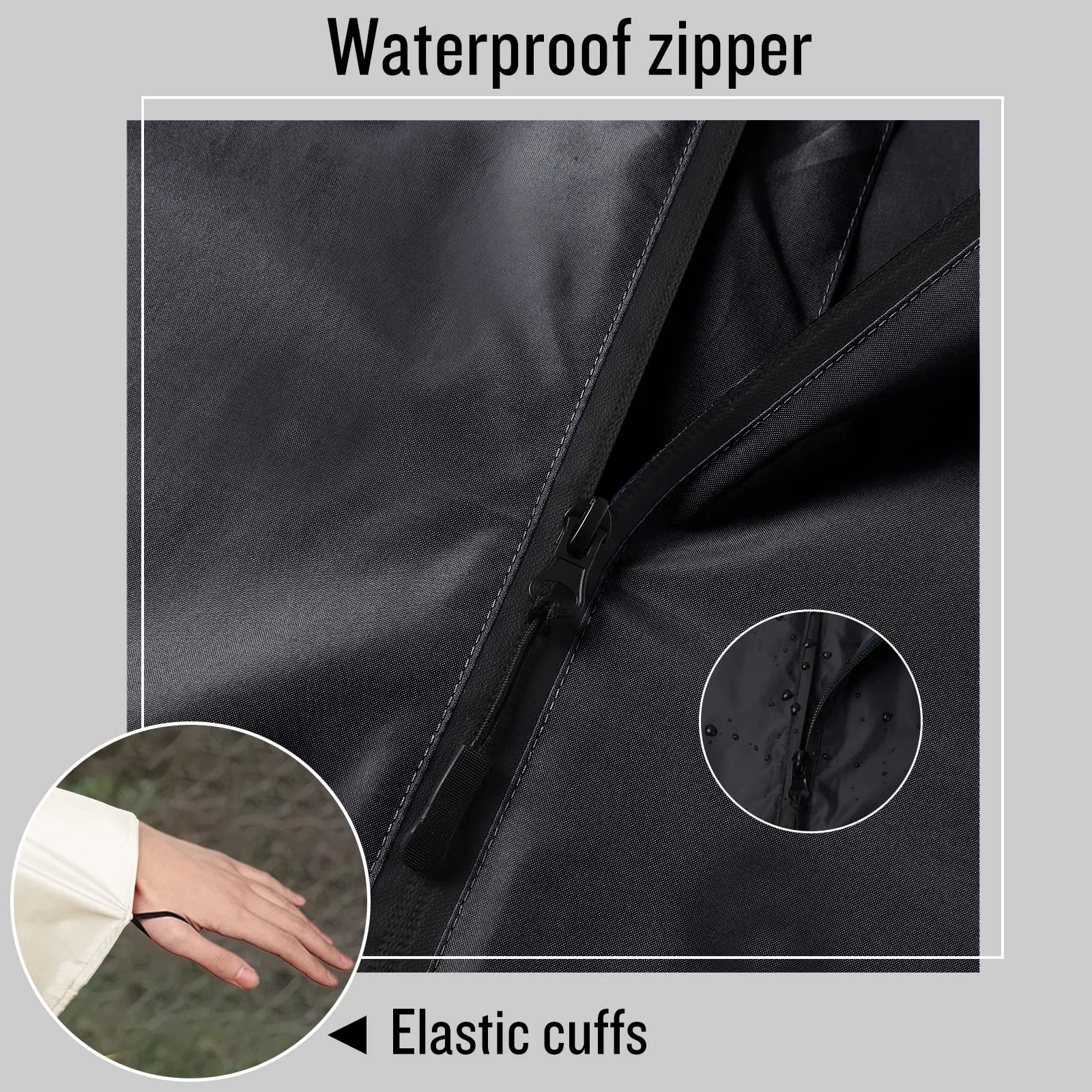 Adults Multi-Functional Outdoor Waterproof Raincoat Poncho Rain Cape