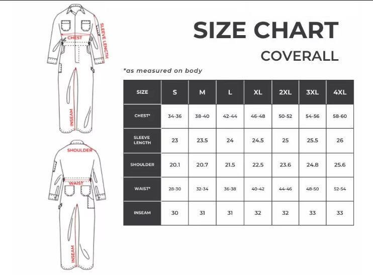 Size Chart Guide
