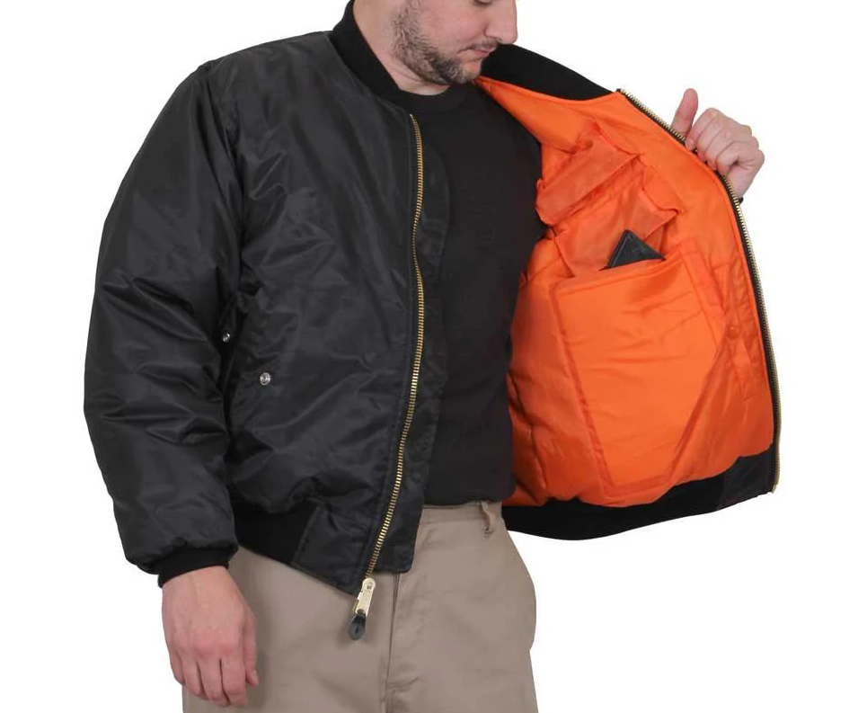 CONMR Hotselling Men's Flight Bomber Jacket Windproof Winter Waterproof Insulated Tactical Jacket Work Wear in Winter Use