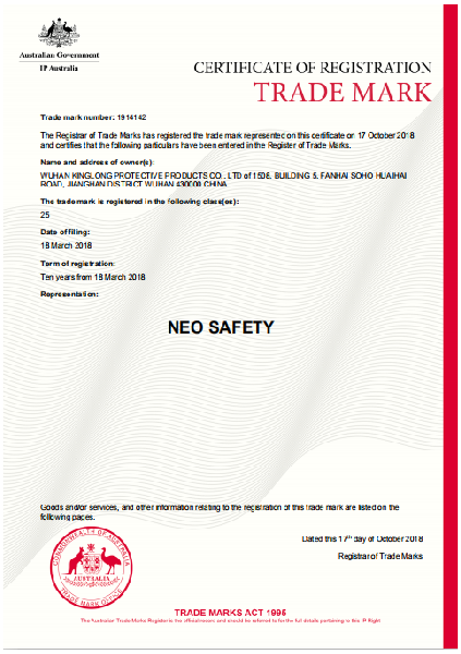 Safety standard certification 3