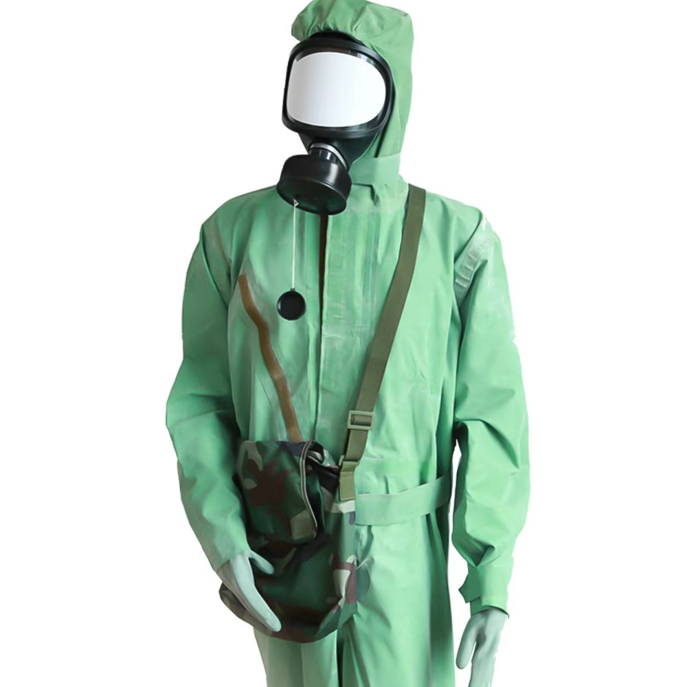 FFY03One-Piece Protective Suit-Ammonia Resistant, Acid-Alkali Proof, Toxic Protection, Fully Flame-Retardant Emergency Coverall
