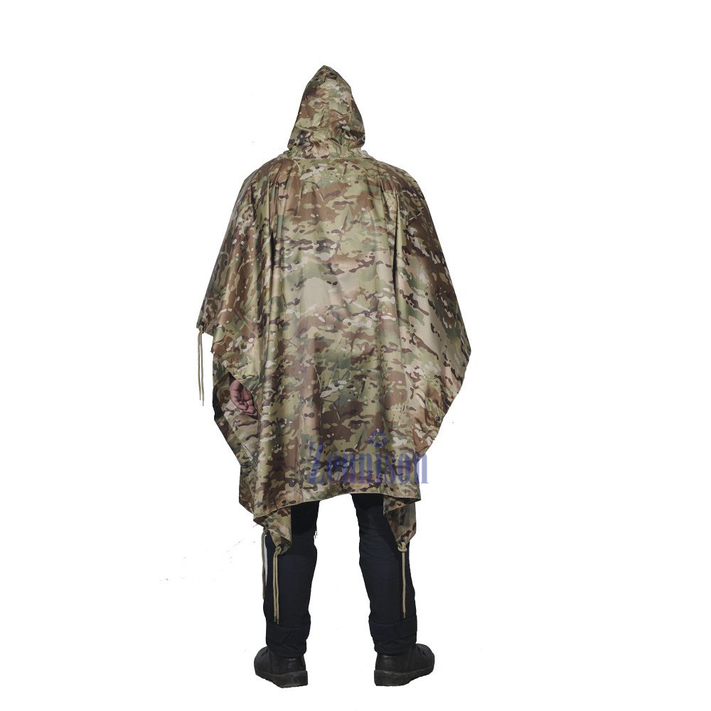 Tactical Raincoat Details