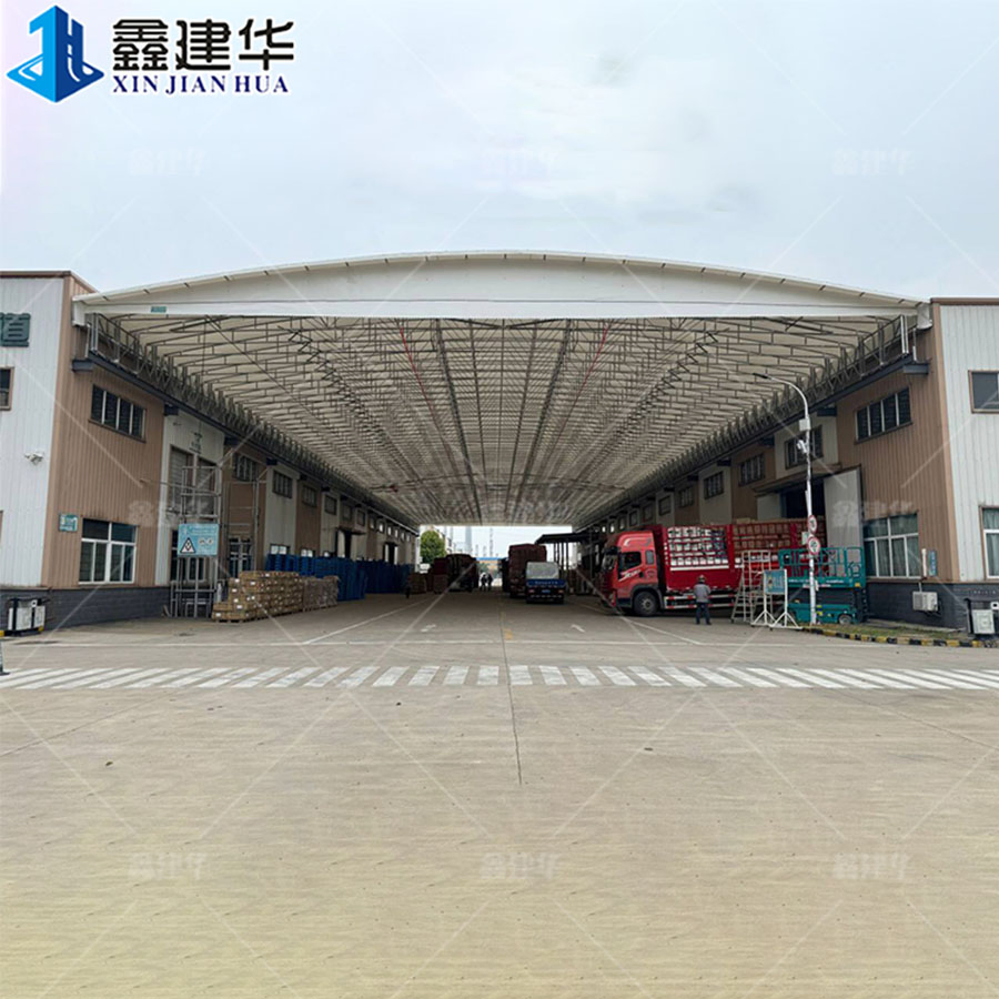 Motorized Outdoor Electric Sliding Retractable Awning for Warehouse and Workshop and Parking