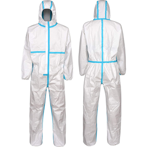 HR Protective Clothing Breathable Coverall Work Wear Chemical Protective Safety Suit Anti-Static Waterproof