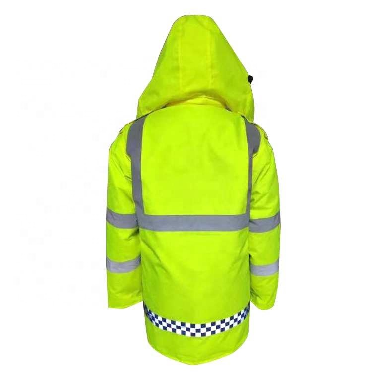 Wholesale Waterproof Reflective Safety Rain Suit Raincoat ANSI Class 2 EN ISO Class 1 380 Super Bright Reflectivity