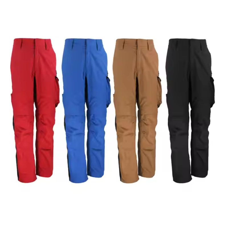 Customized Adjustable Cargo Pants Custom Heavy Duty Work Construction Safety Pants