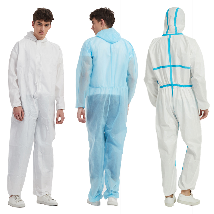 Best Sale Disposable Breathable Non Woven Waterproof Protective Coverall Type 2 Limited Encapsulation Suits Oil Gas YSCOMING