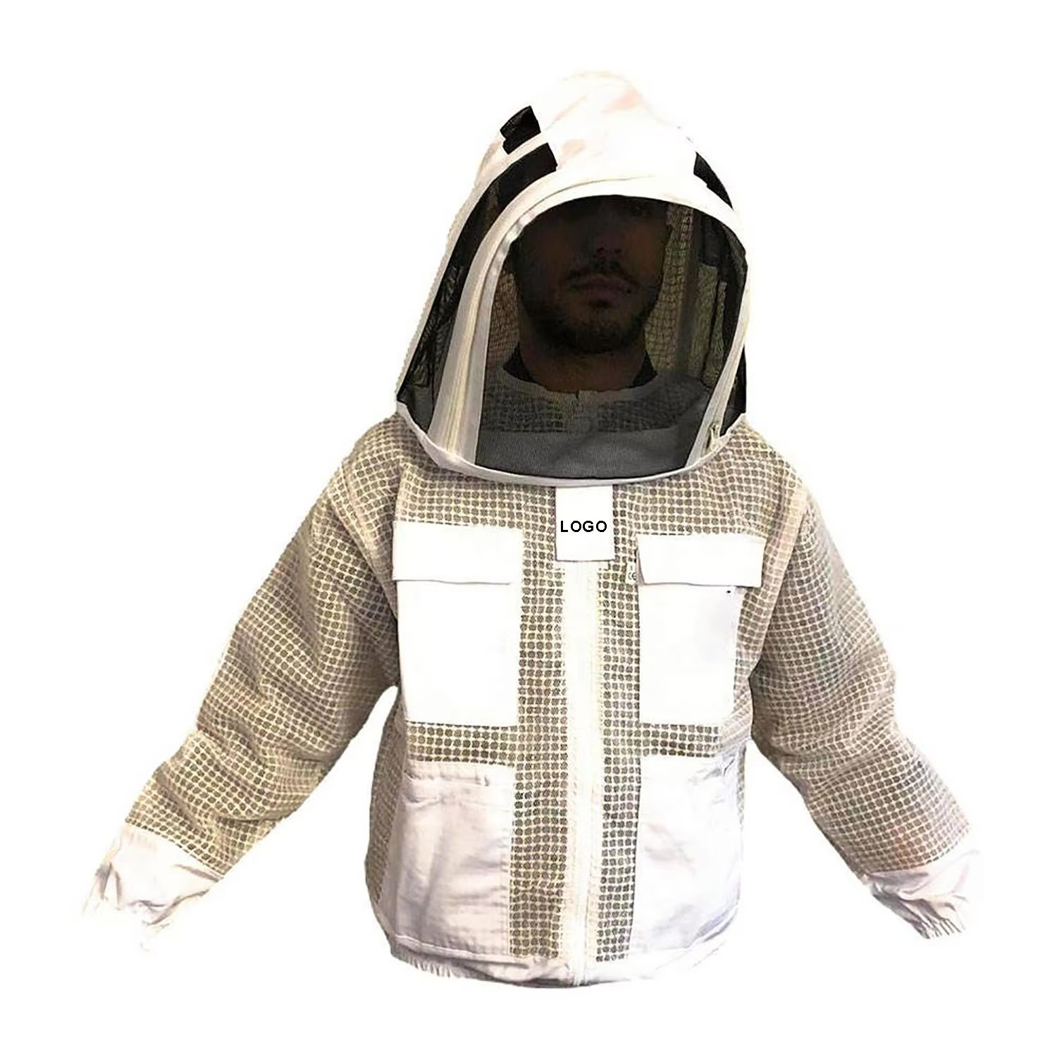 Summer Protective Beekeeping Jacket Anti-Static Anti-Cut Level Vapor-Protective Customized Fabric Work Clothing Coverall Safety