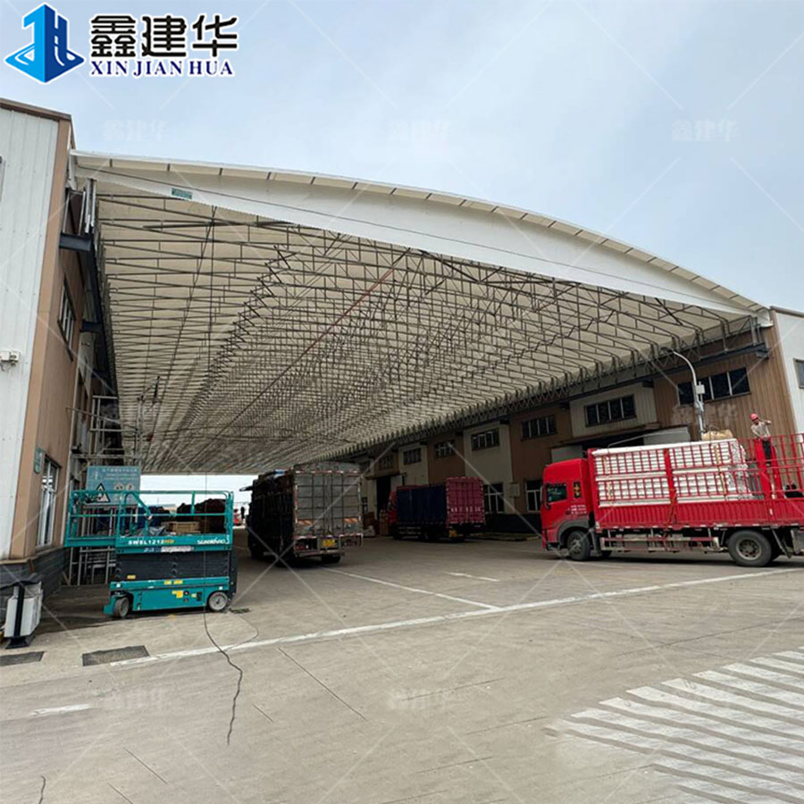 Motorized Outdoor Electric Sliding Retractable Awning for Warehouse and Workshop and Parking