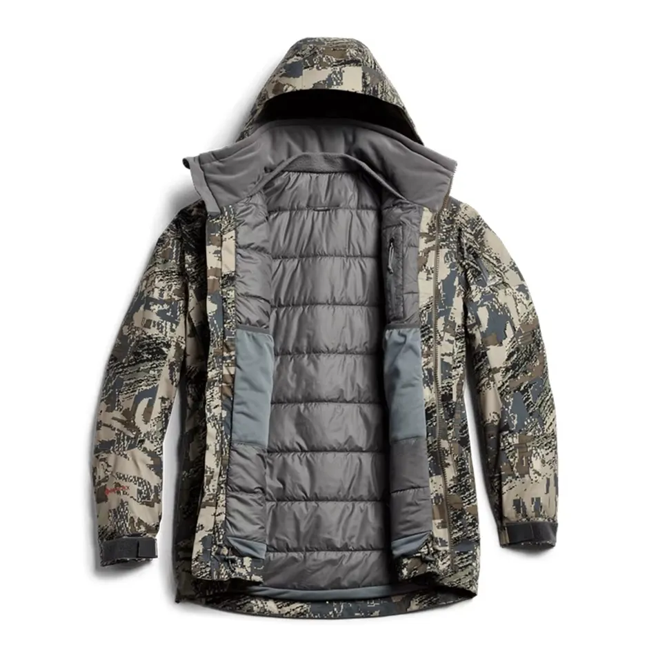 New Camo Softshell Outdoor Hunting Jacket Detail View