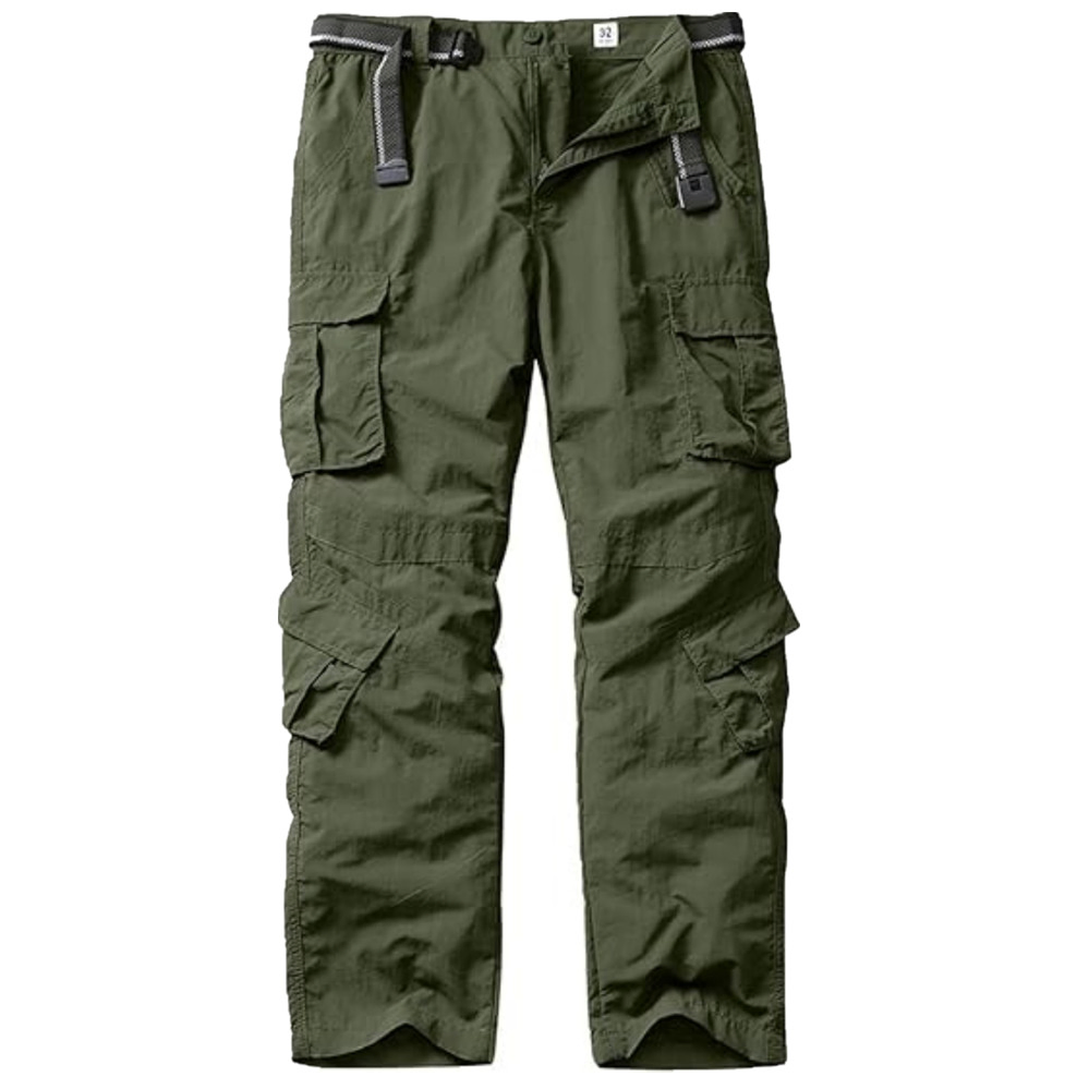 Wholesale Custom Men's Outdoor Casual Quick Dry Cotton Tactical Workwear Regular Straight Durable Heavy Duty Lightweight Hiking Cargo Pants Trousers
